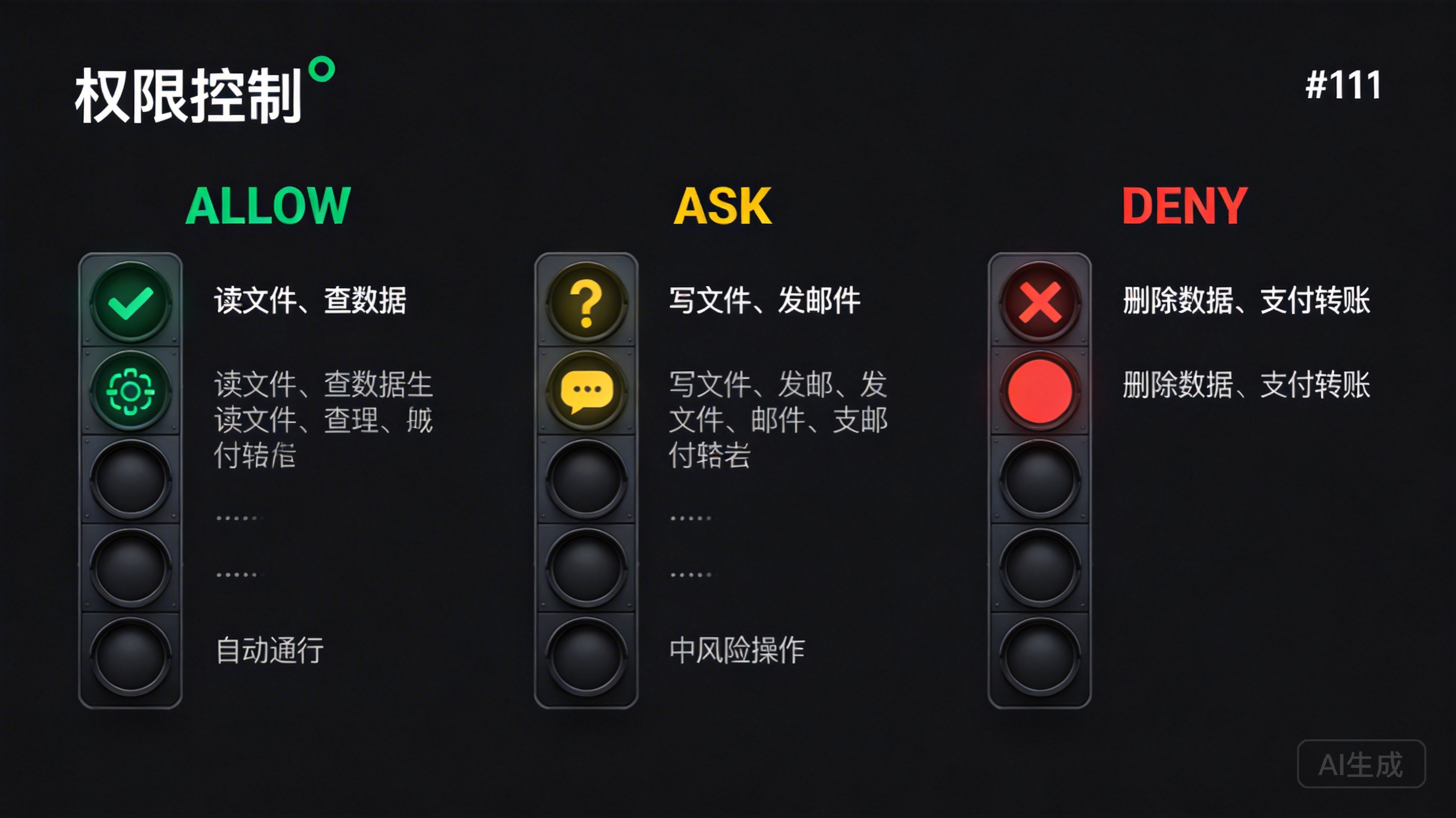 权限分级控制面板